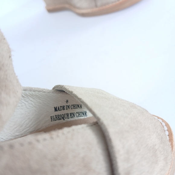 Jeffrey Campbell Dakota Wedge Suede Tan - Picture 5 of 7